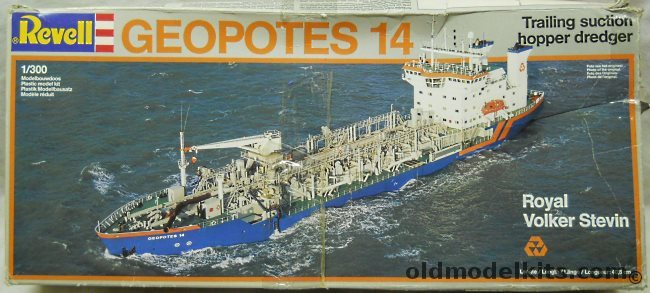 Revell 1/300 Geopotes 14 Trailing Suction Hopper Dredger, 5222 plastic model kit